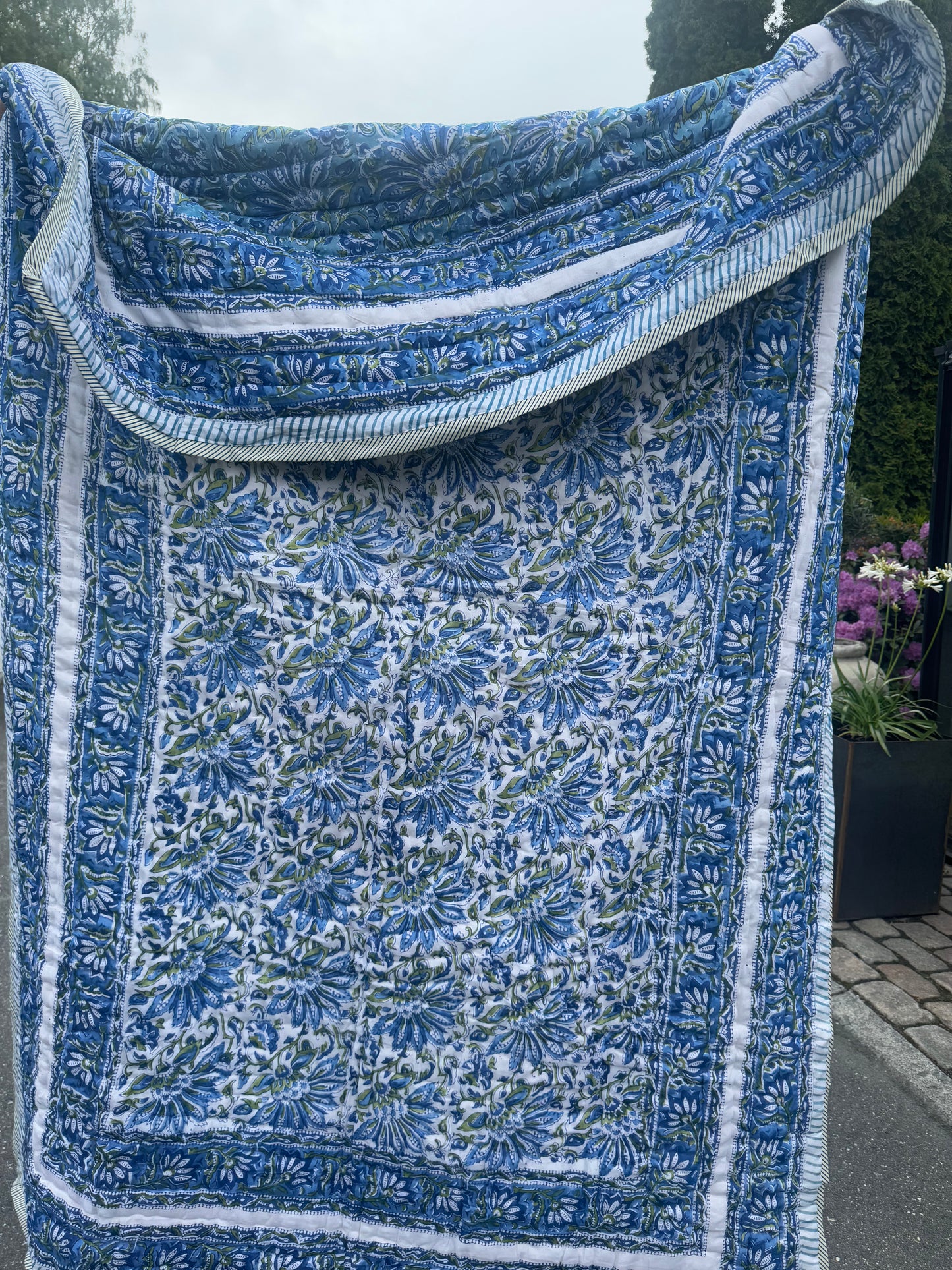Vatteppe - grønn og blå