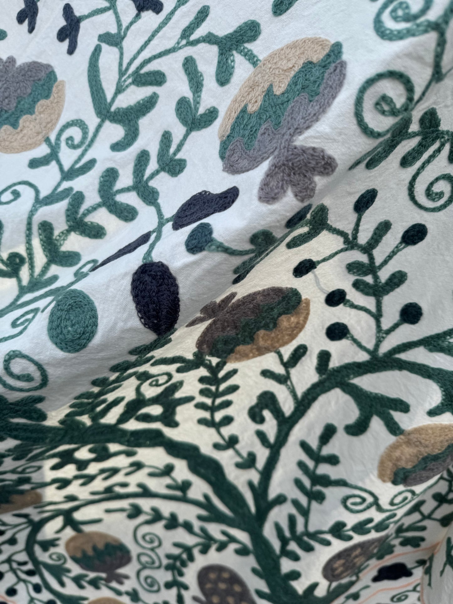 Suzani - brodert bomull
