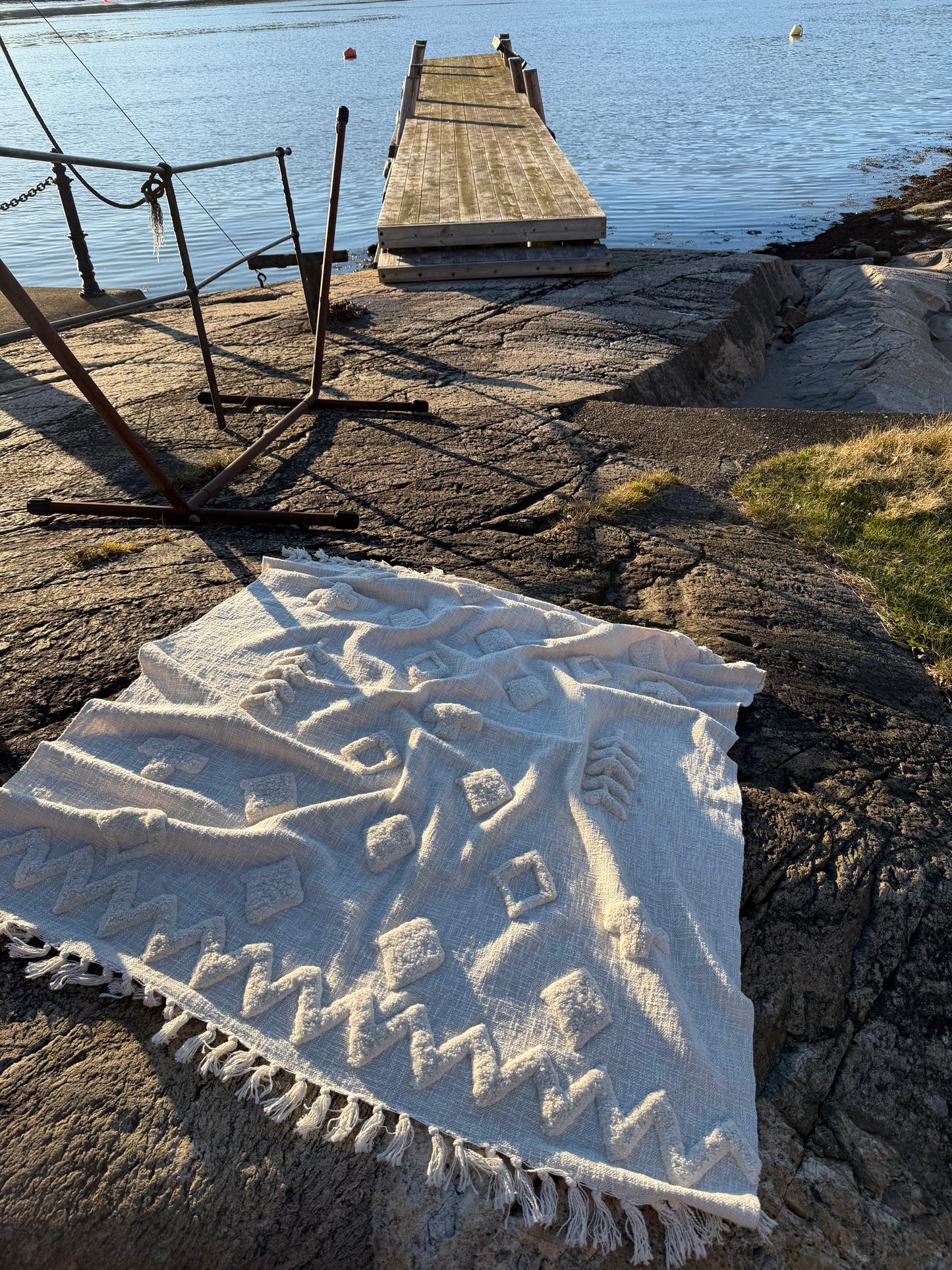 Pledd i 100% bomull - variasjon 2