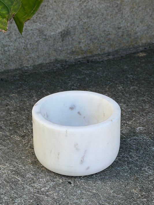 Telysholder/skål i marmor