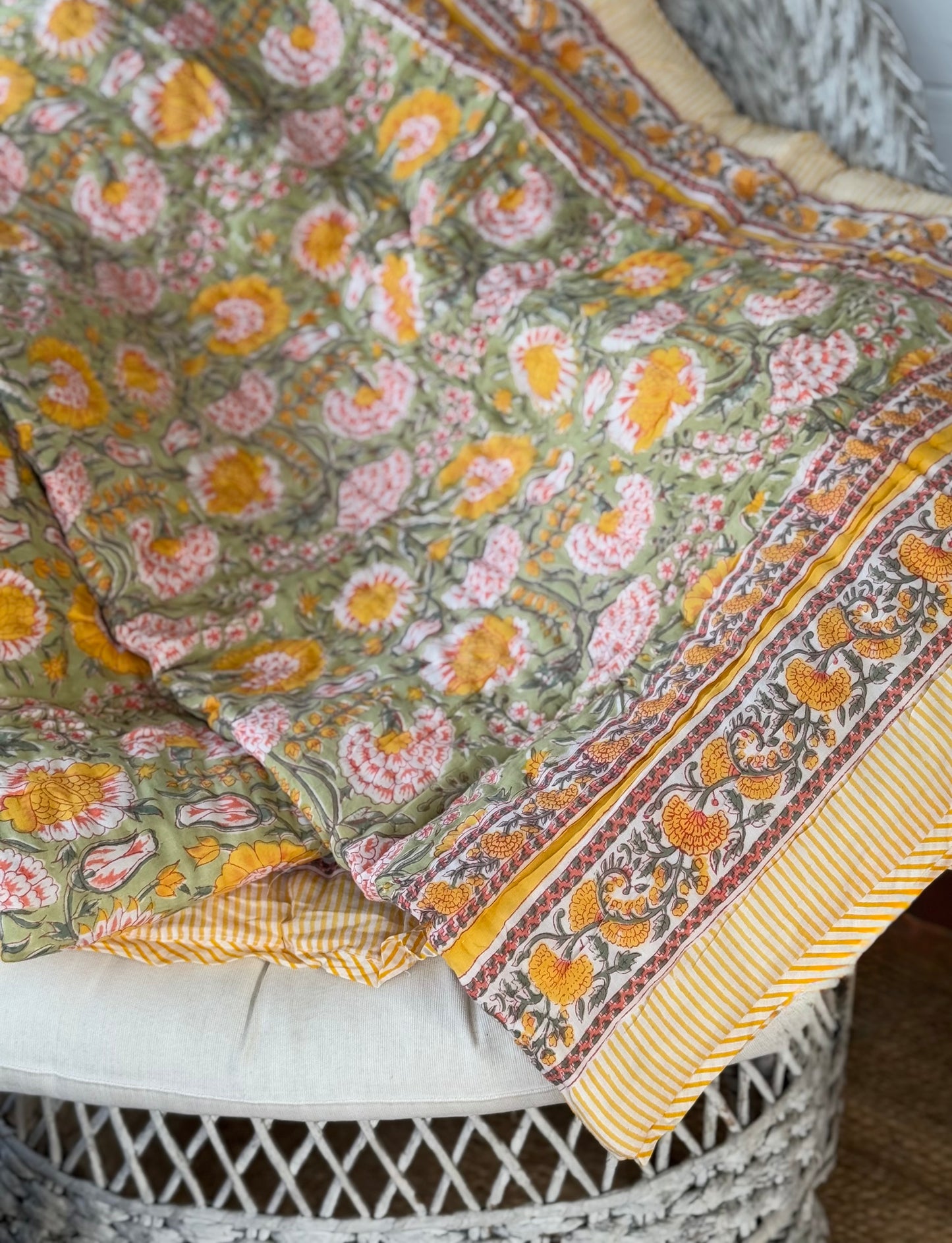 Vatteppe - lys grønn