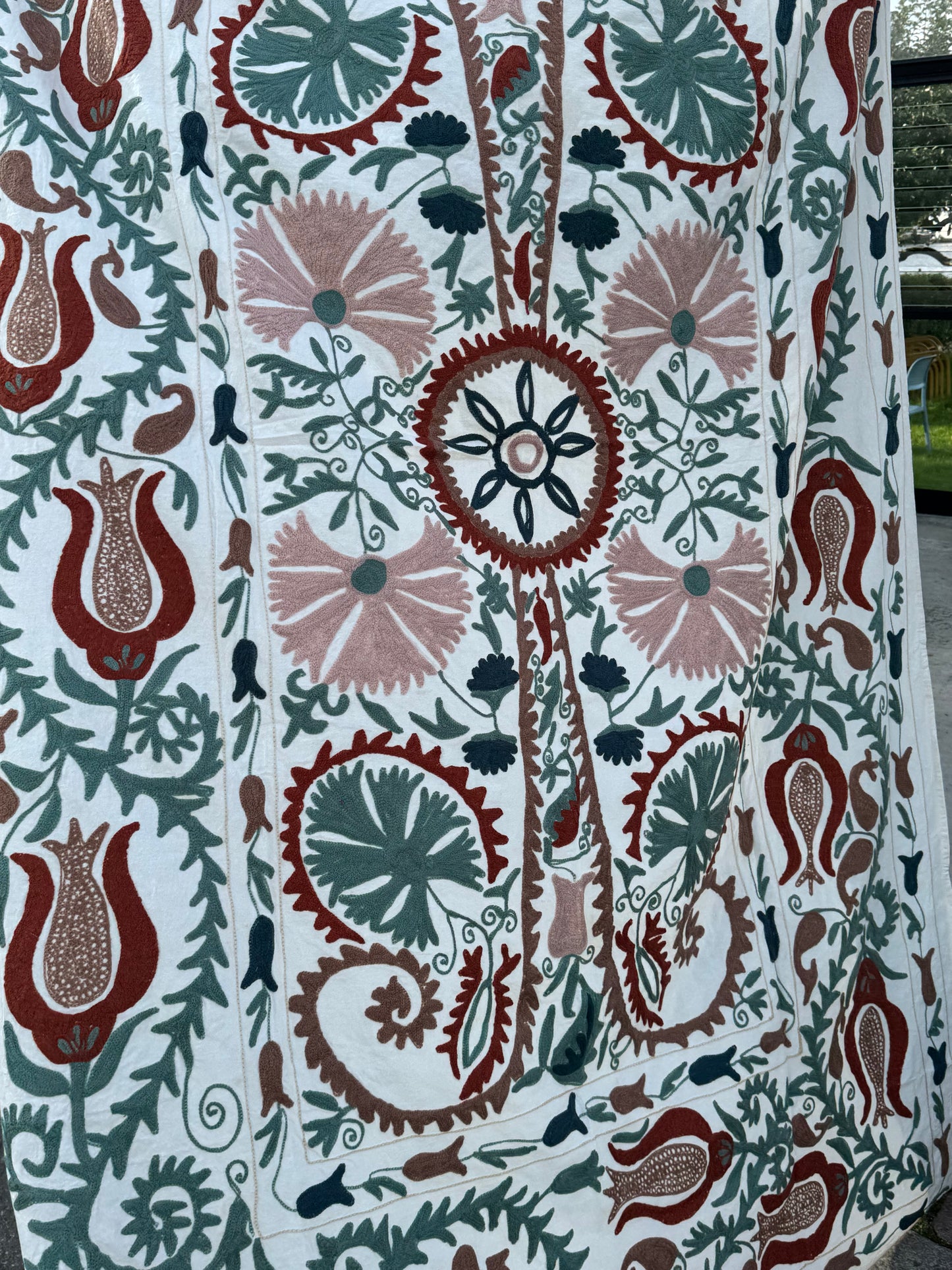 Suzani - brodert bomull