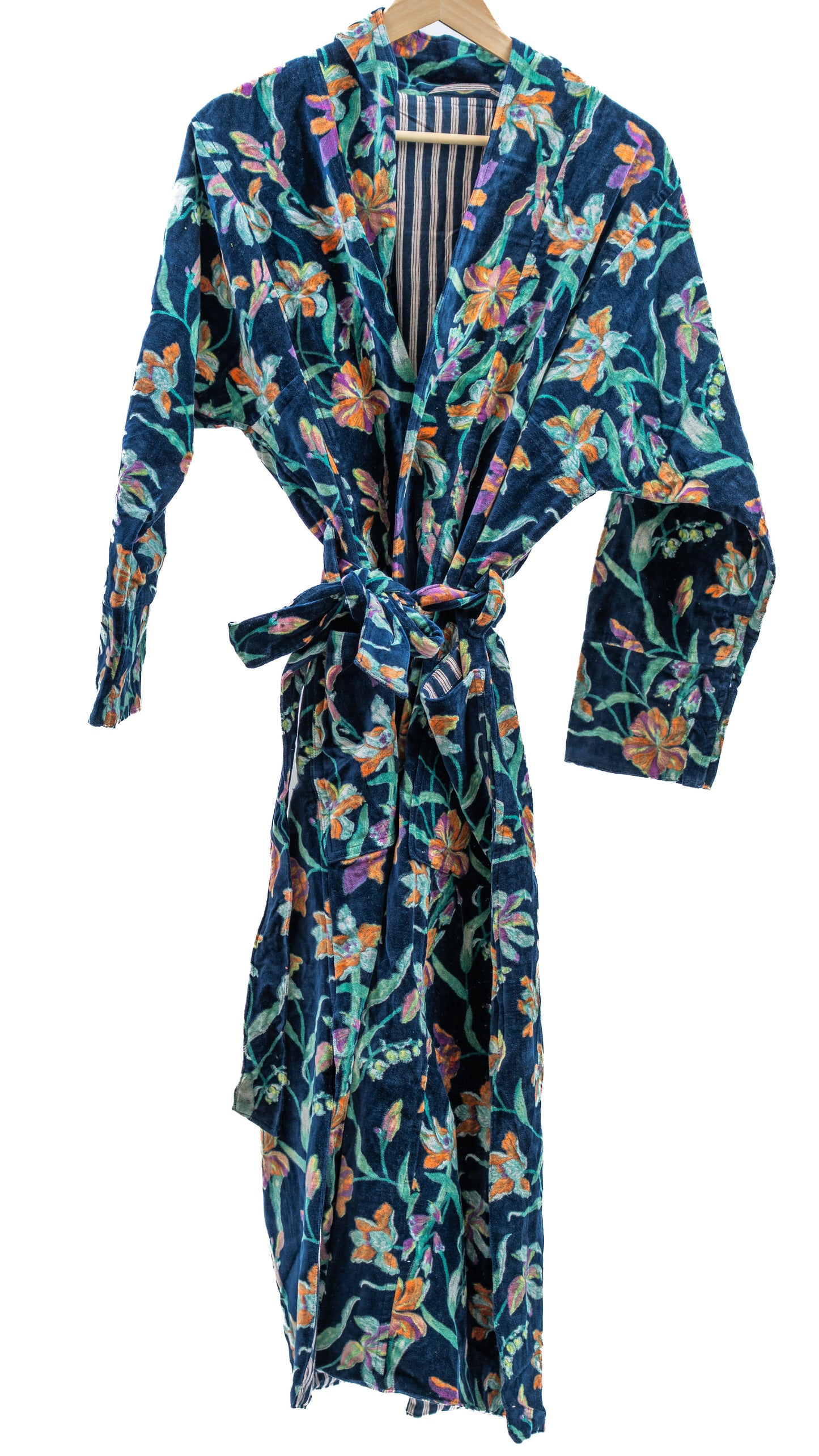 Morgenkåpe - Mørk blå