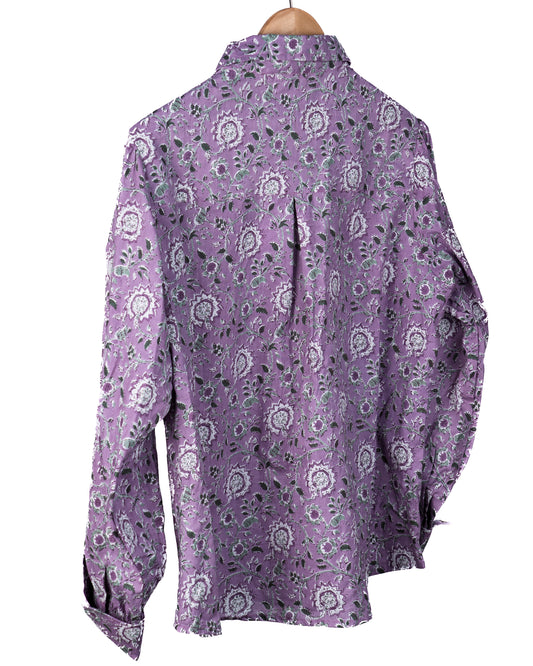 Elvira shirt - støvet lilla