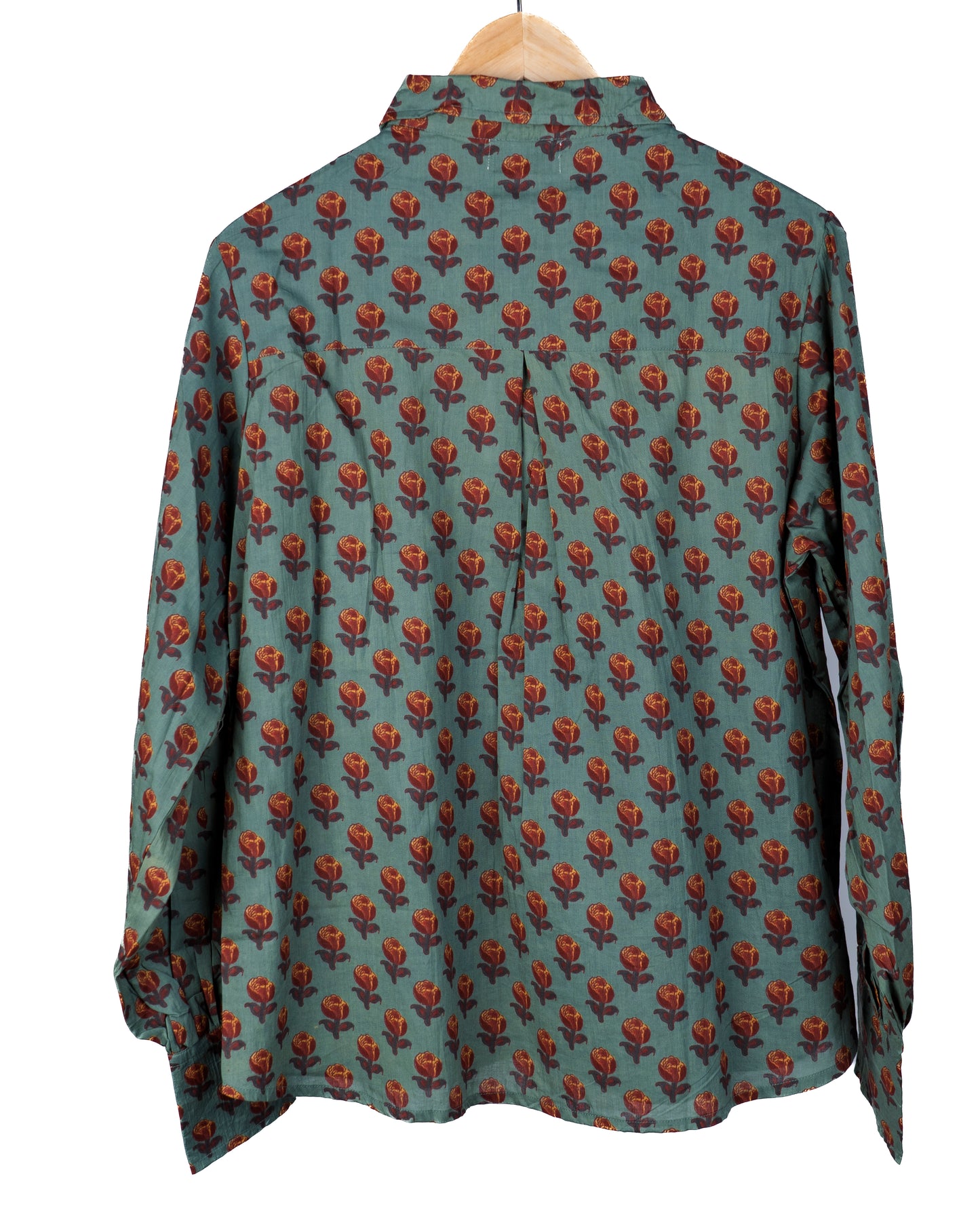 Elvira shirt - mørk grønn