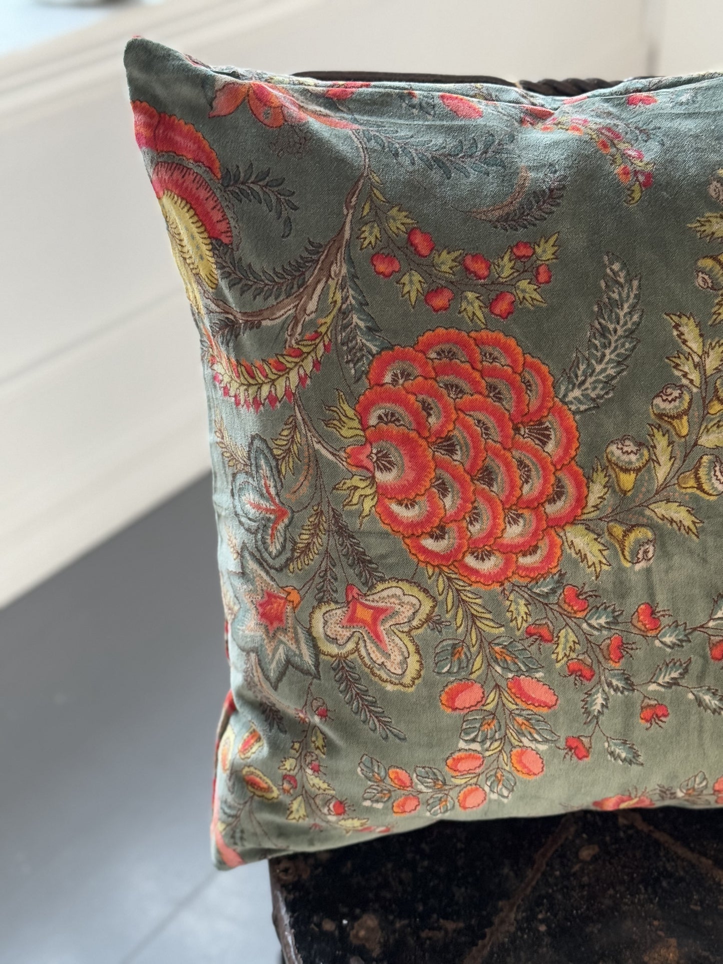 Velour lys grønn