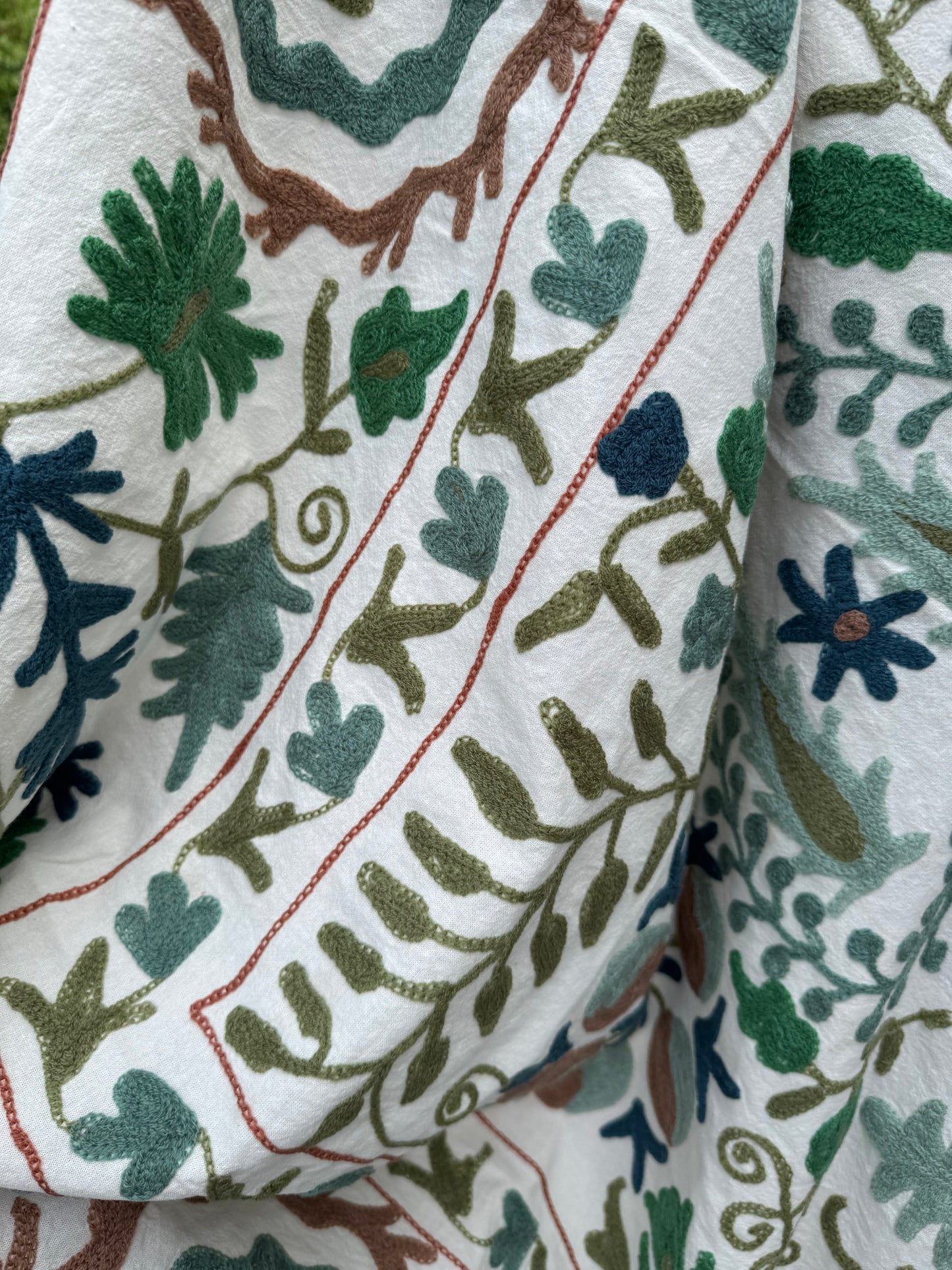 Suzani - brodert bomull