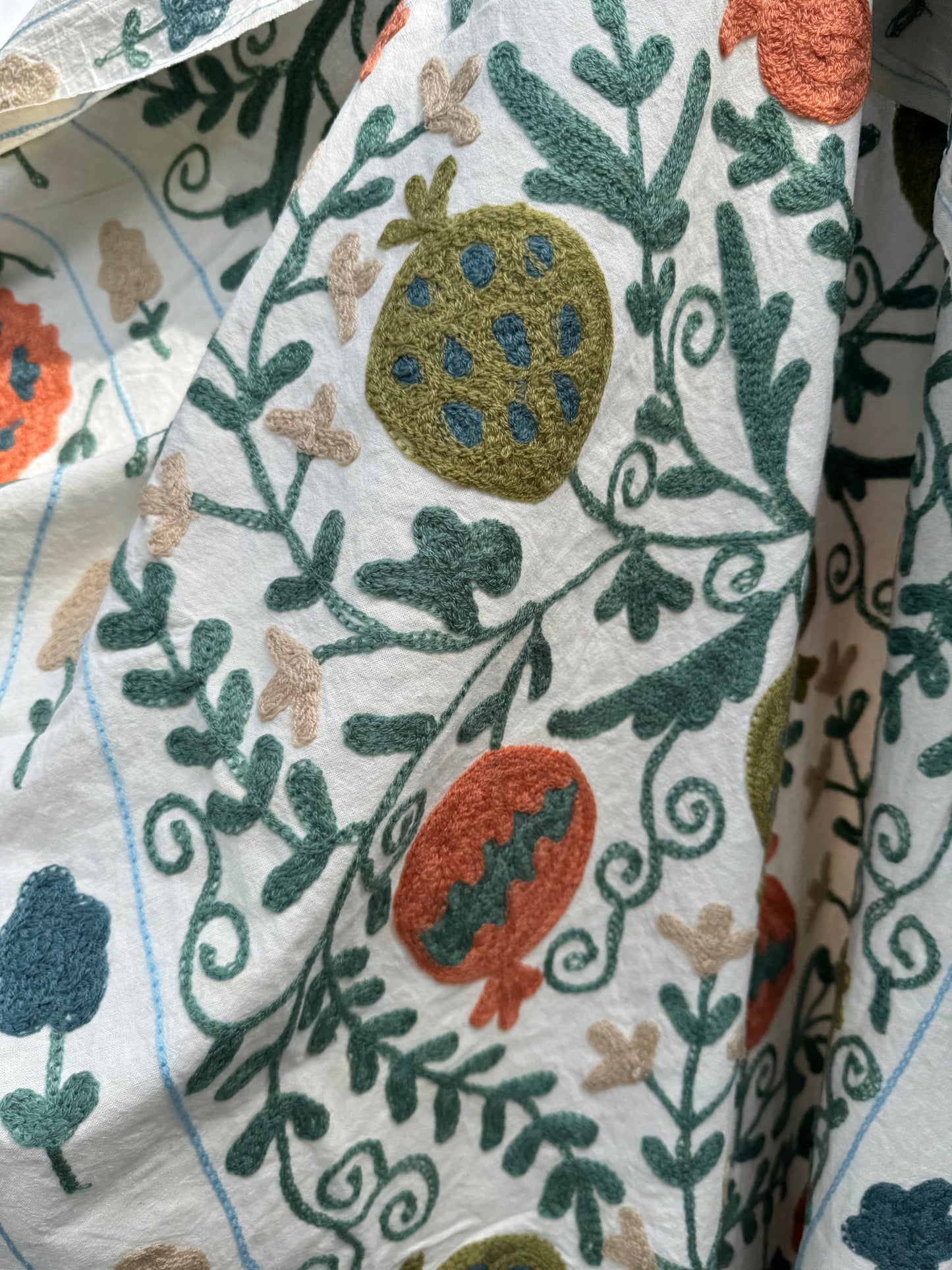 Suzani - brodert bomull