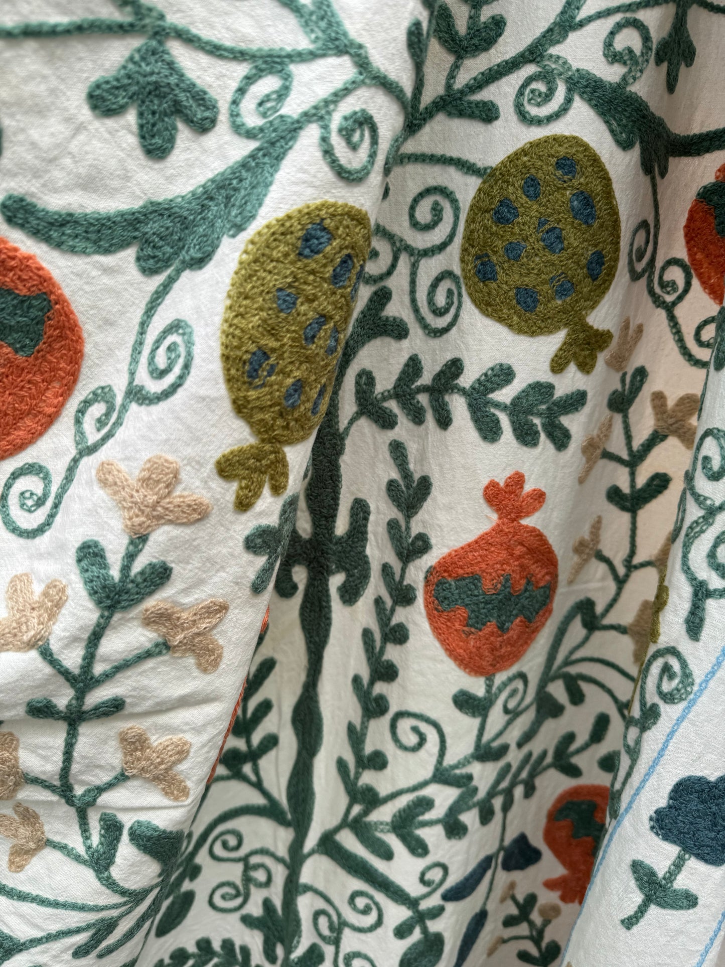 Suzani - brodert bomull