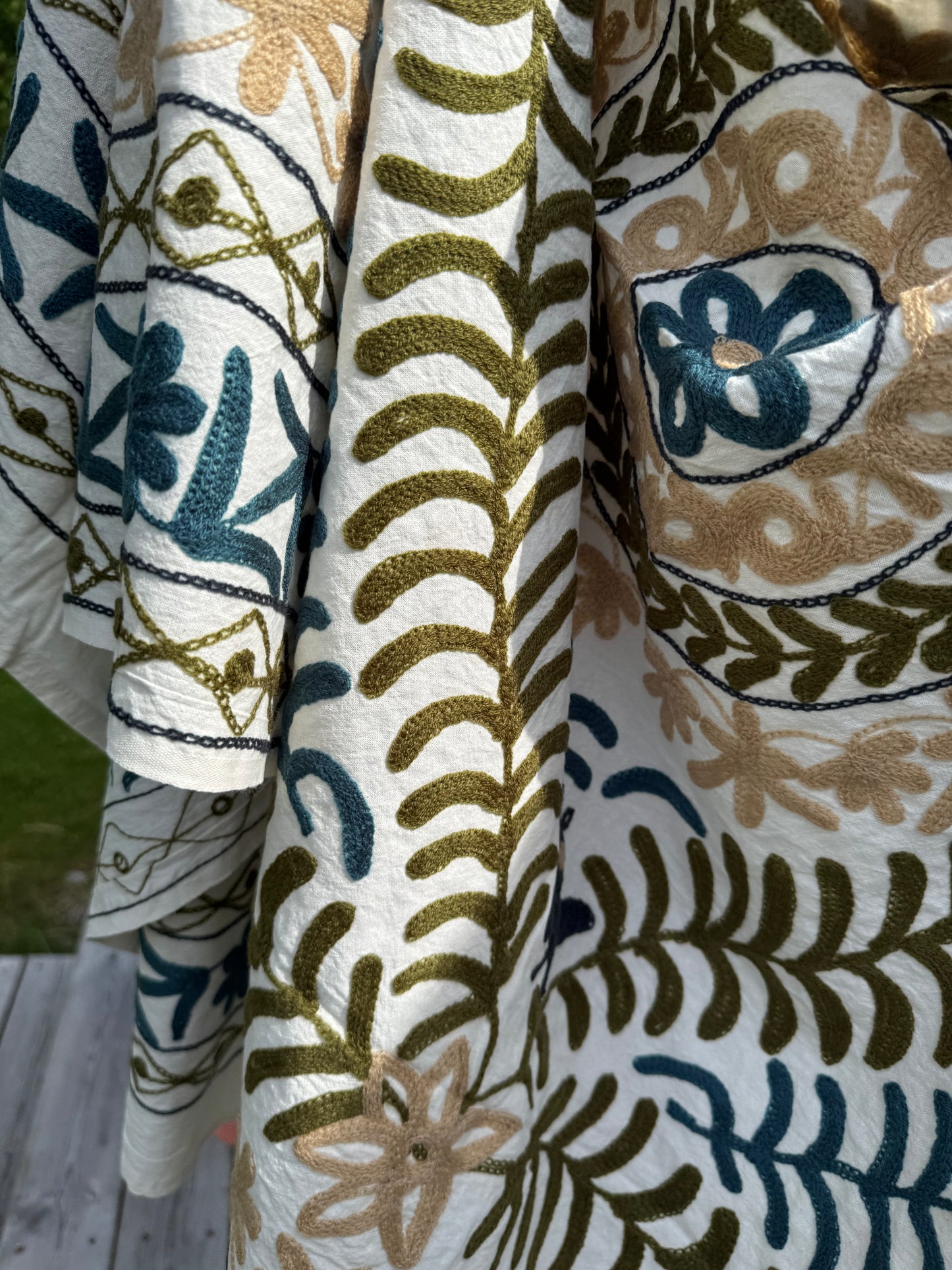 Suzani - brodert bomull