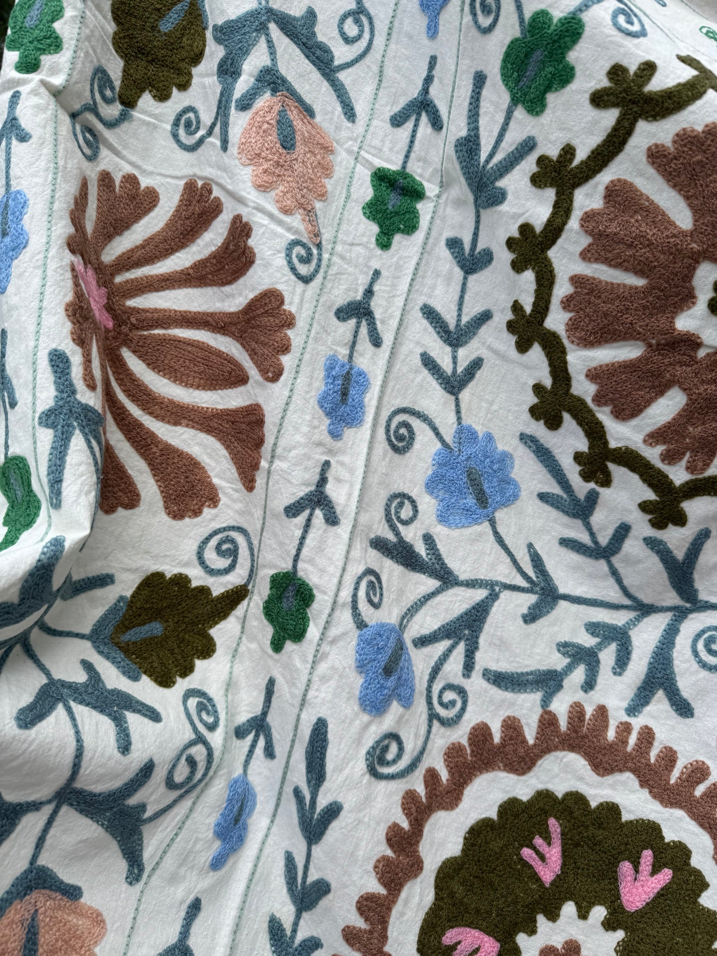 Suzani - brodert bomull