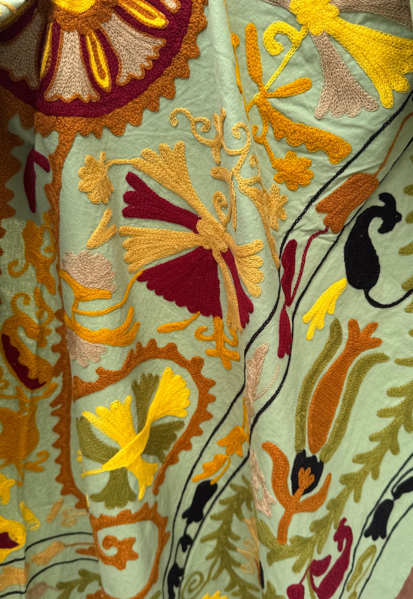 Suzani - brodert bomull