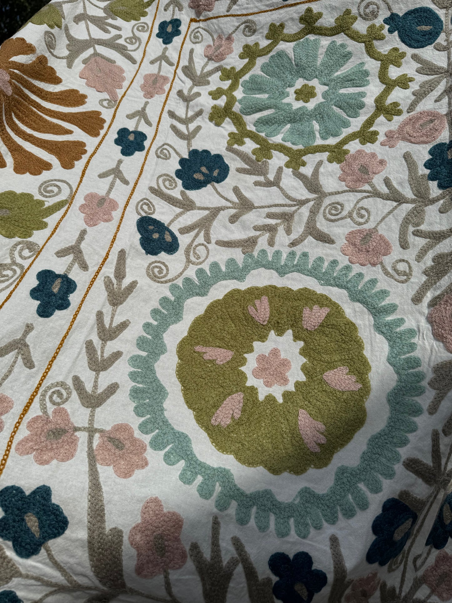 Suzani - brodert bomull