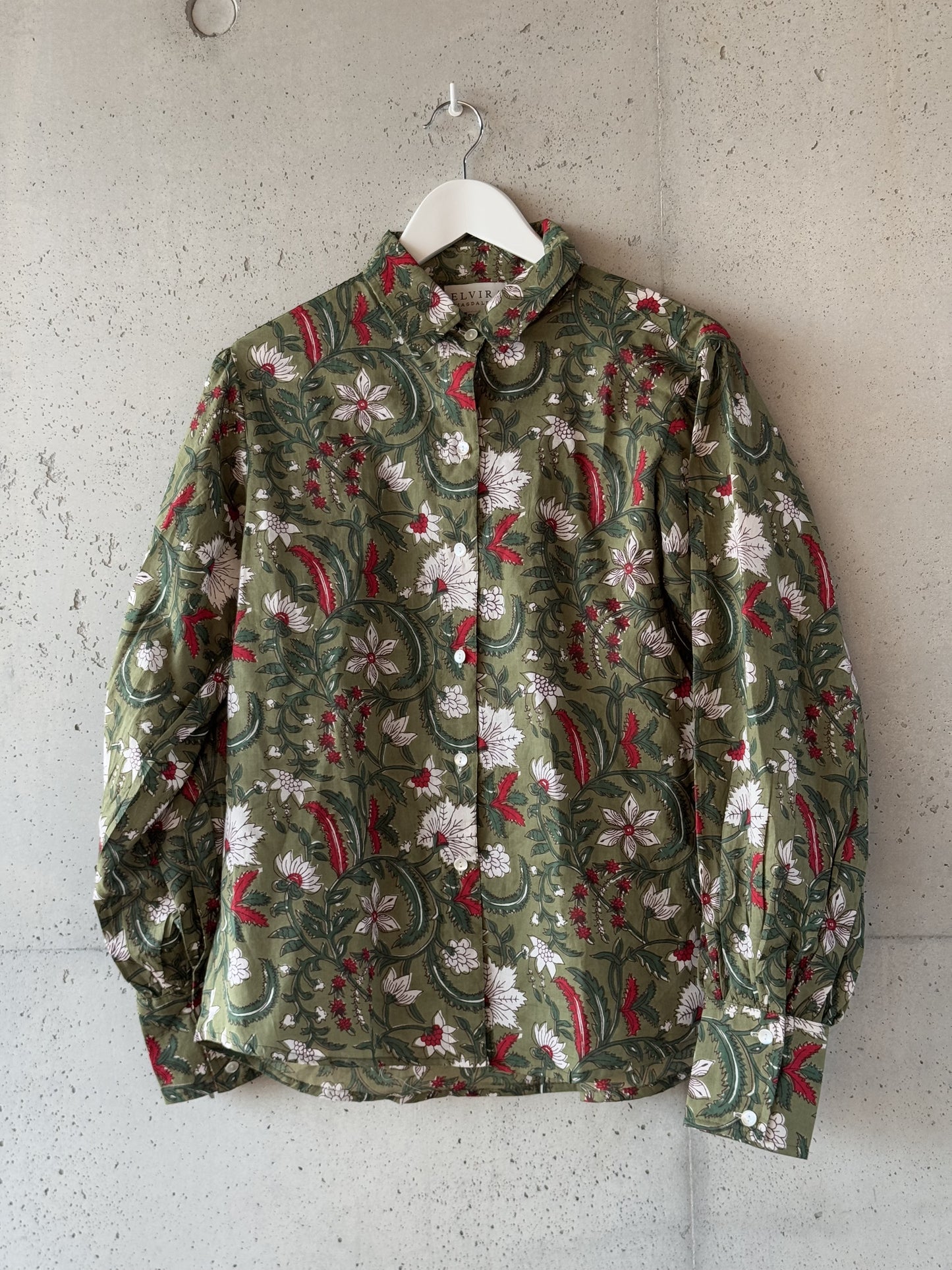Elvira shirt - camogrønn