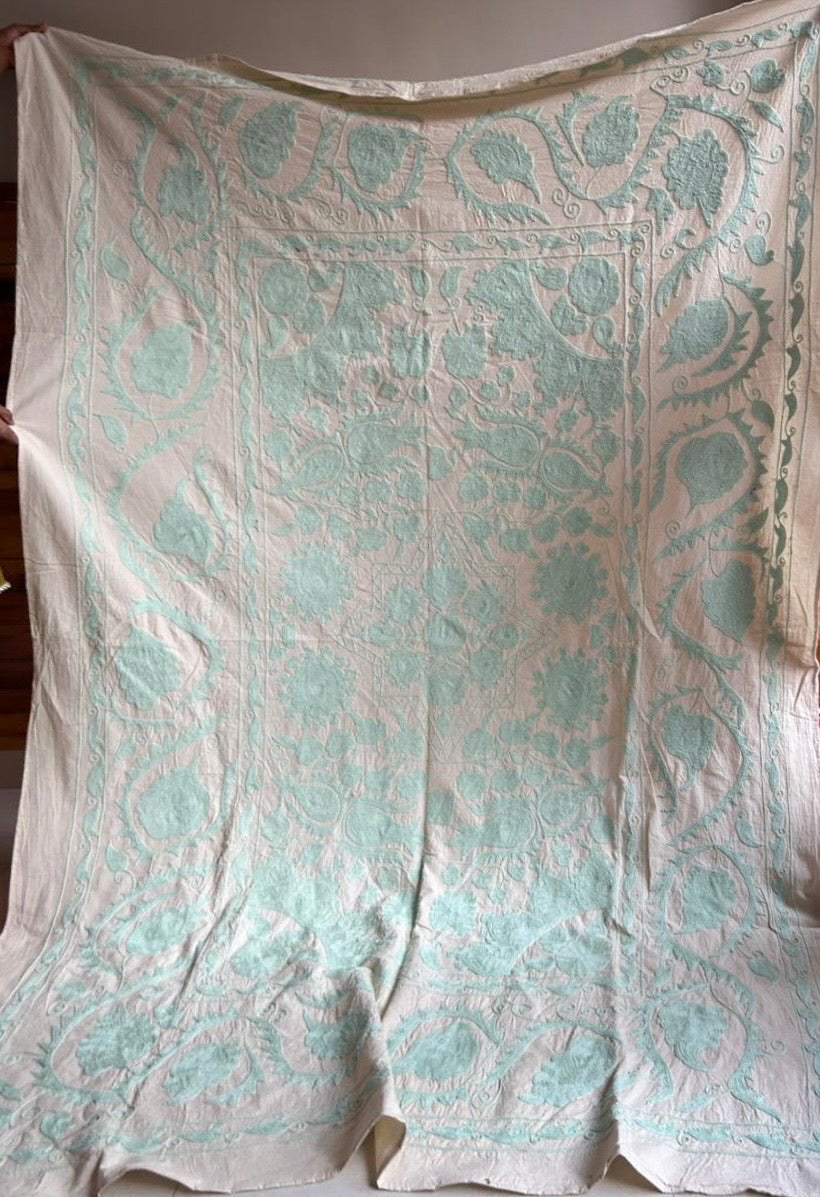 Suzani - håndbrodert bomull