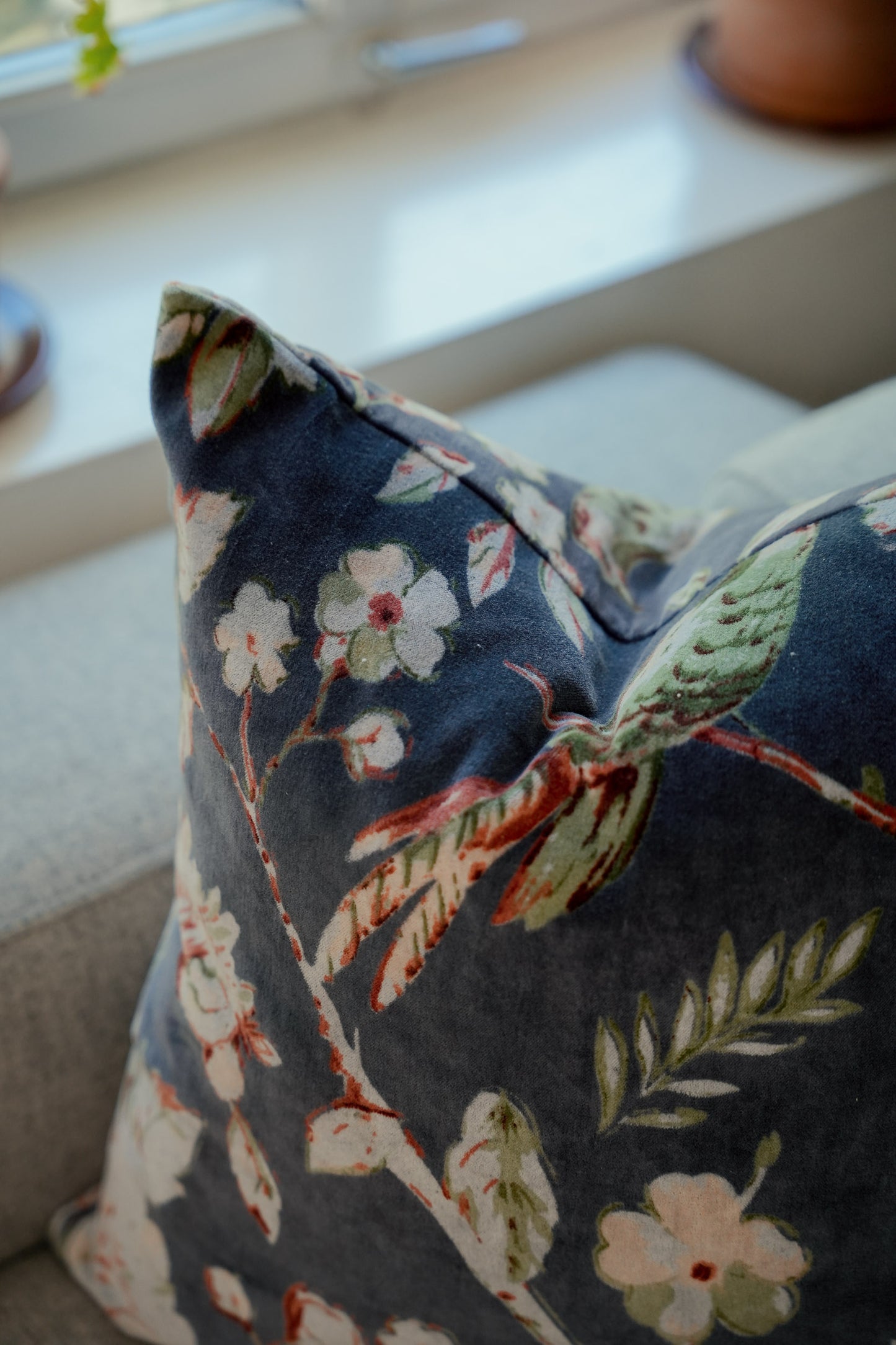 Velour dus lilla