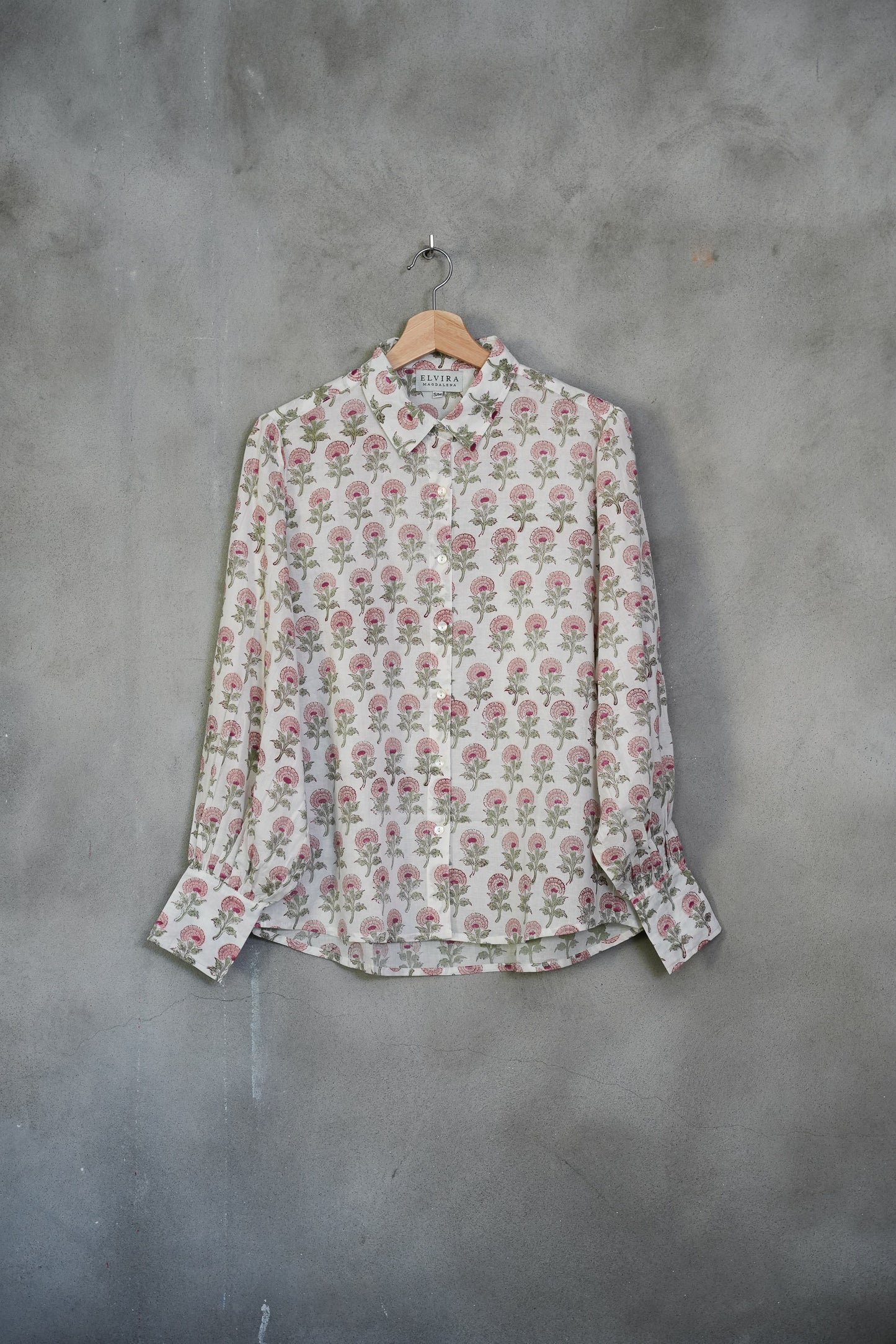 Elvira shirt - duse blomster