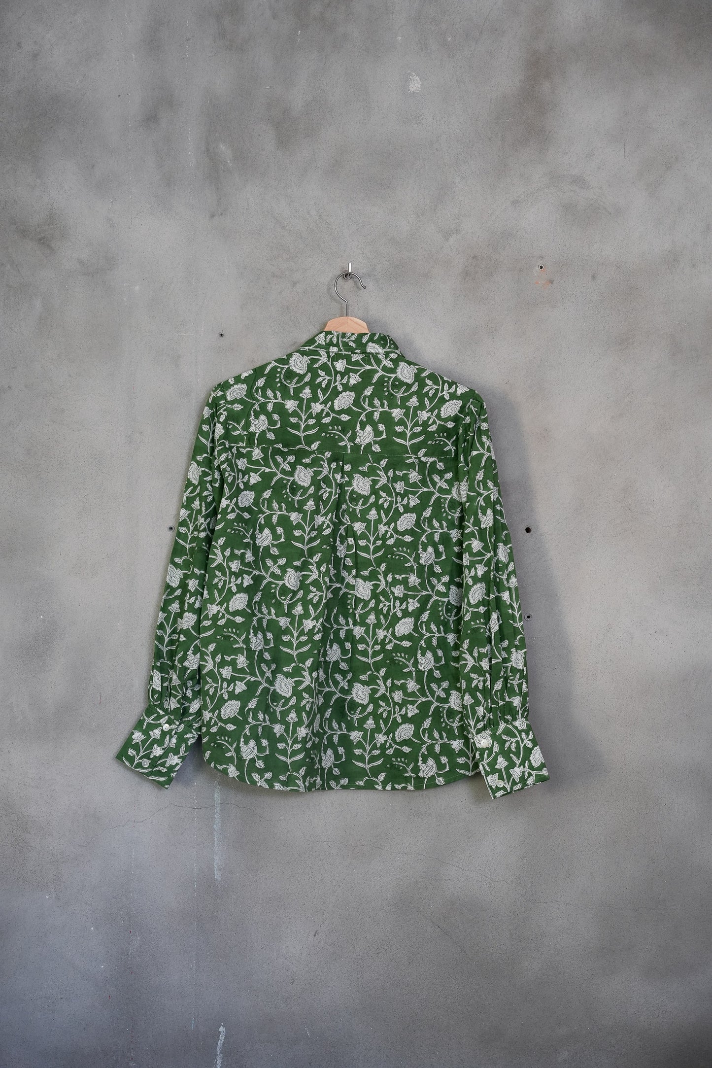 Elvira shirt - dyp grønn