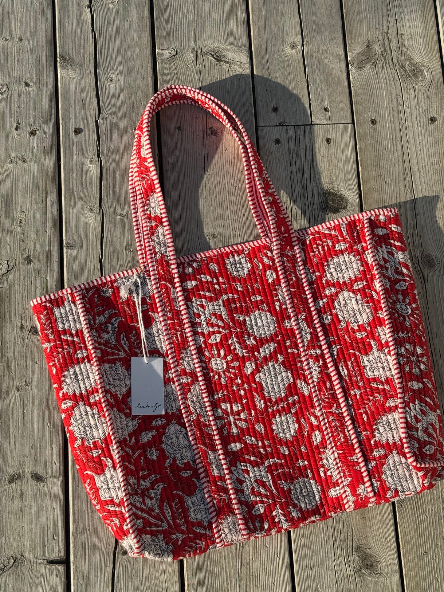 Quilted bag - rød