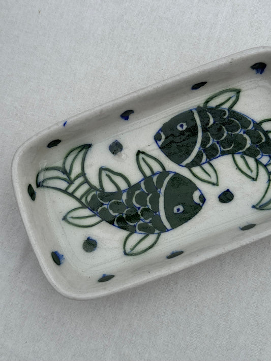 Skål med fisk