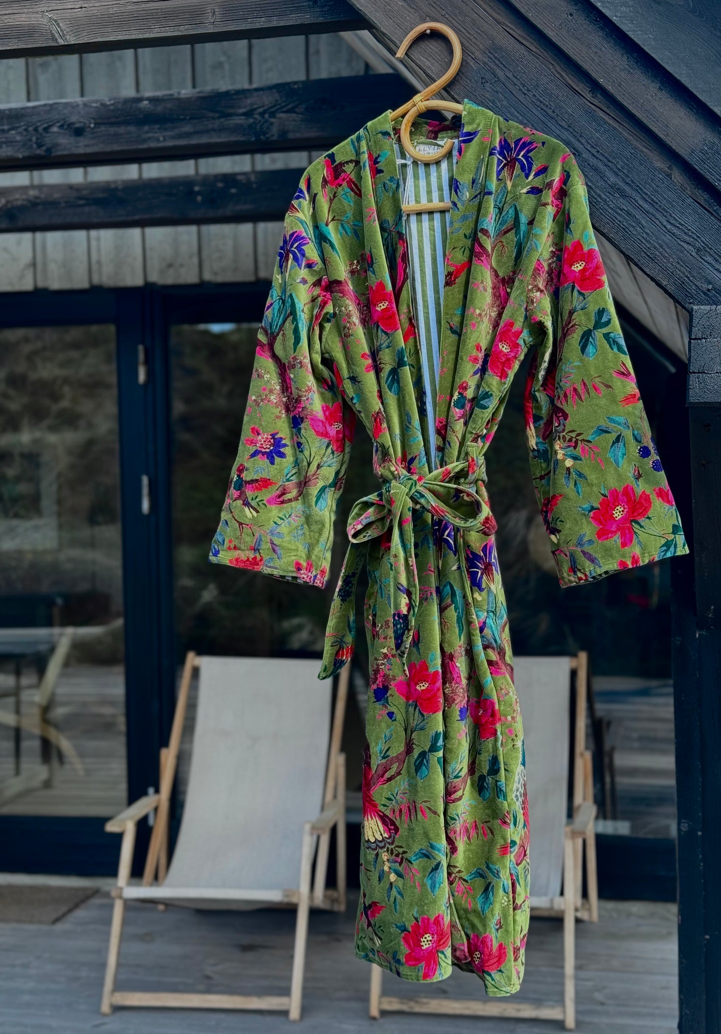 Morgenkåpe - Grønn