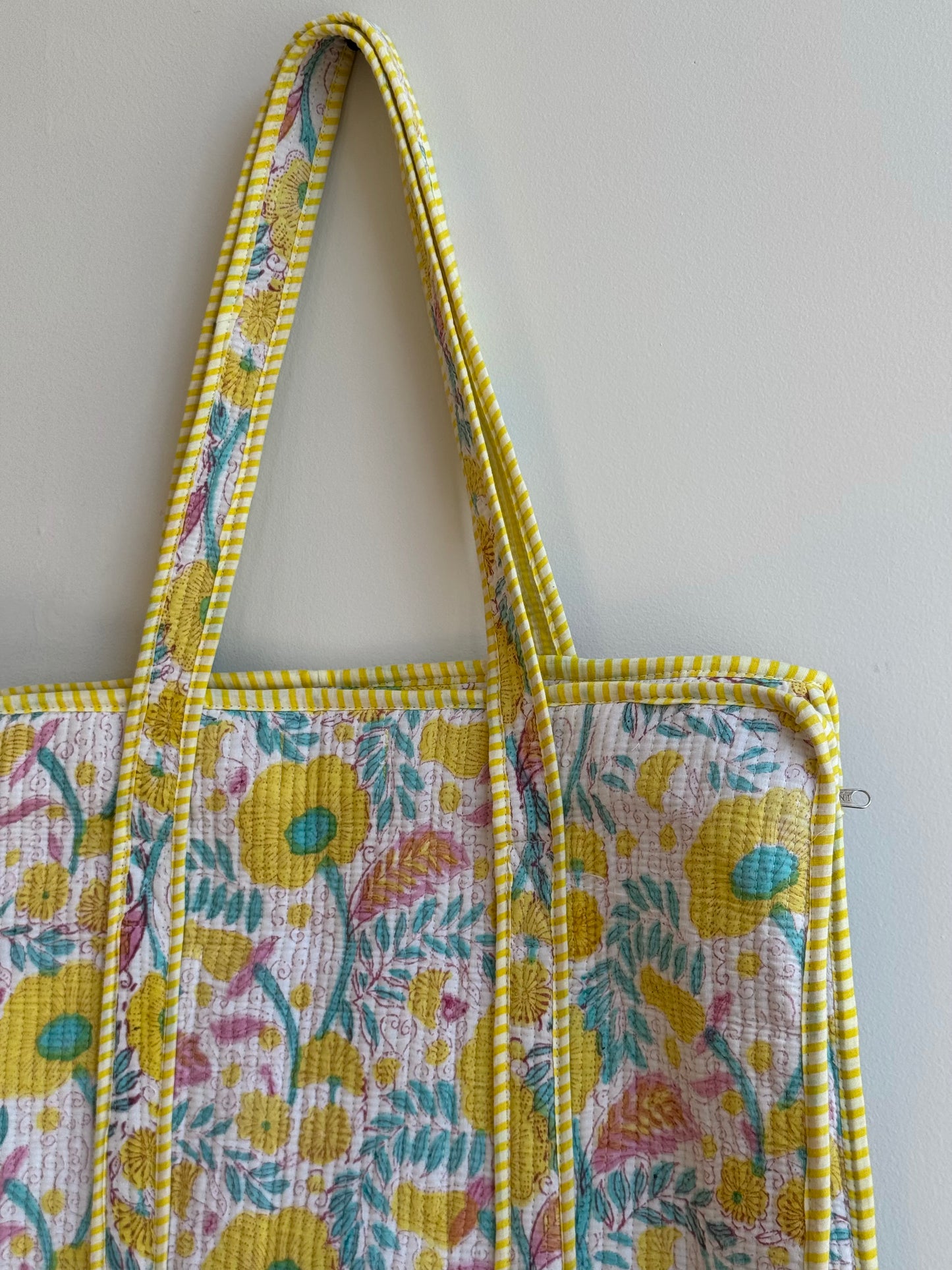 Quilted bag - gul