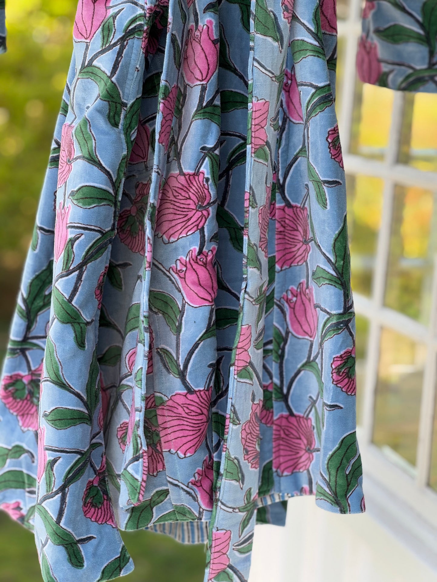 Morgenkåpe - Lys blå