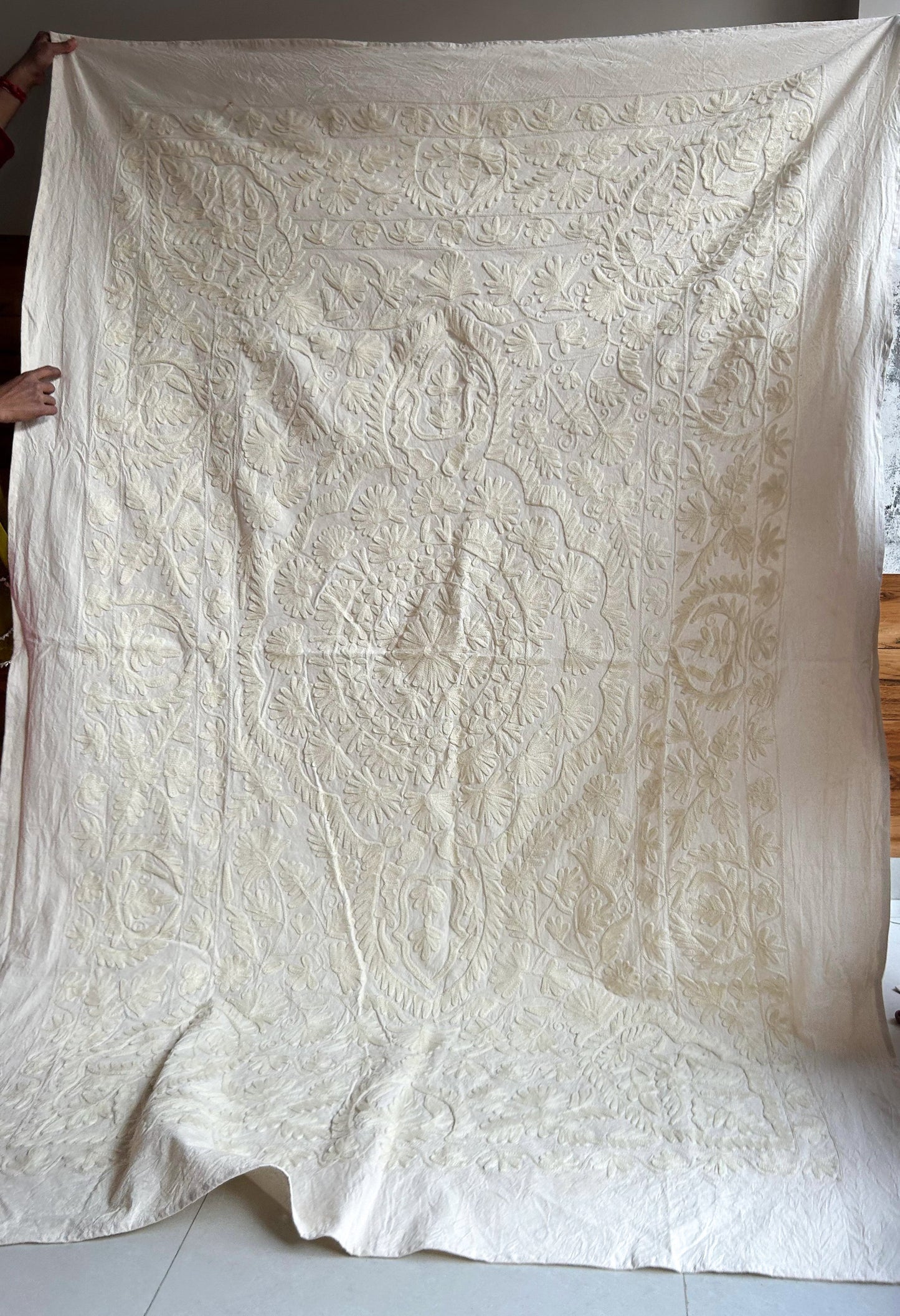 Suzani - håndbrodert bomull