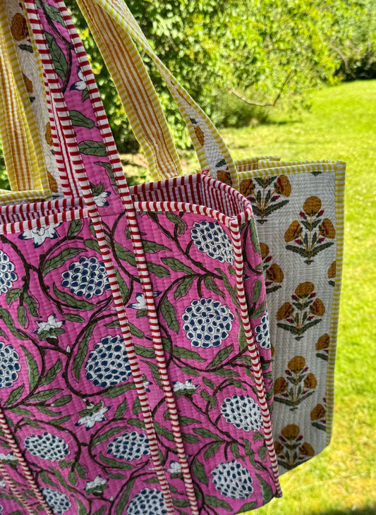 Quilted bag - Rosa