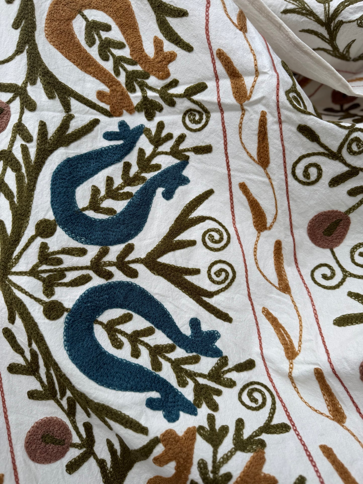 Suzani - brodert bomull