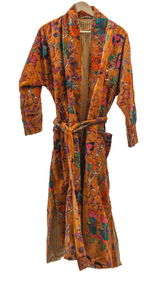 Morgenkåpe - Rustoransje