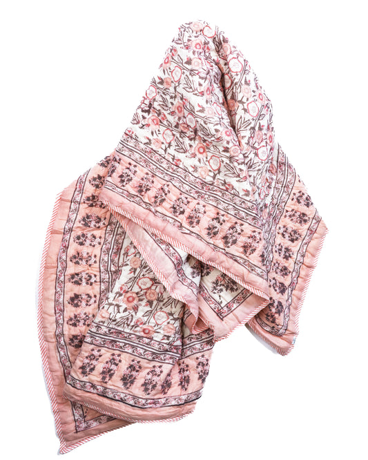 Vatteppe - rosa blomster