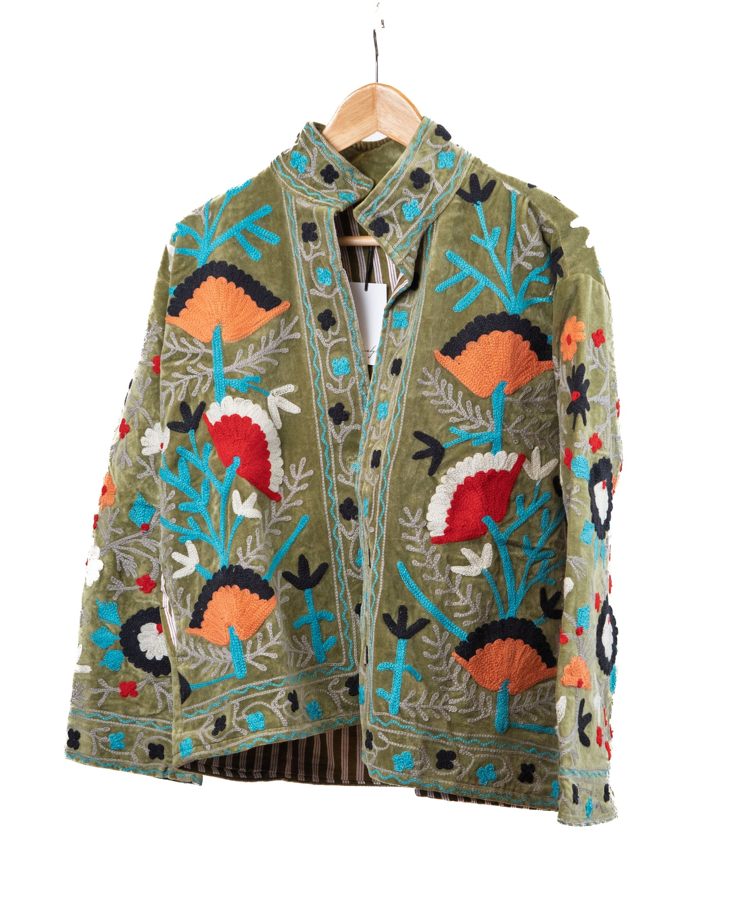 Jakke med broderi