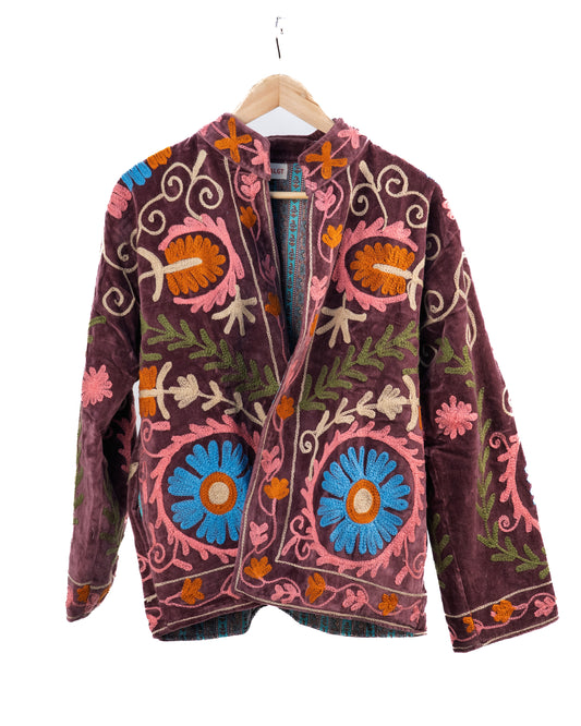 Jakke med broderi