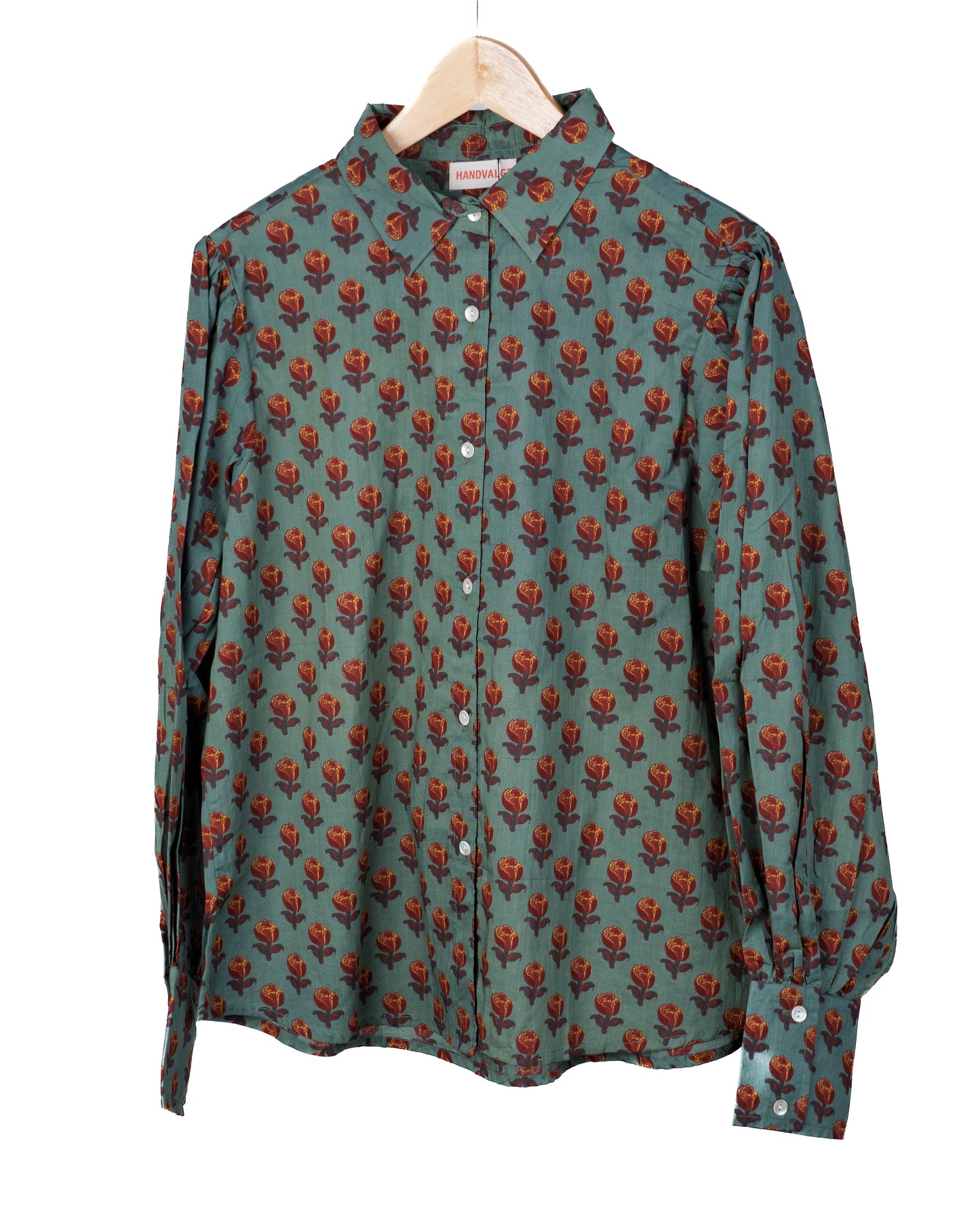 Elvira shirt - mørk grønn