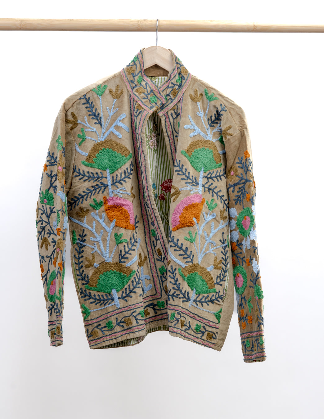 Jakke med broderi