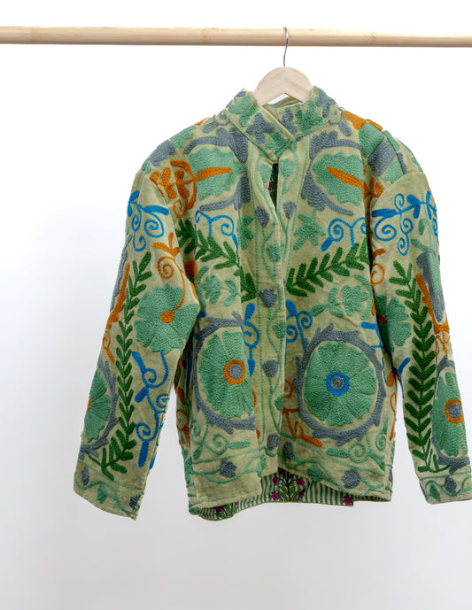 Jakke med broderi