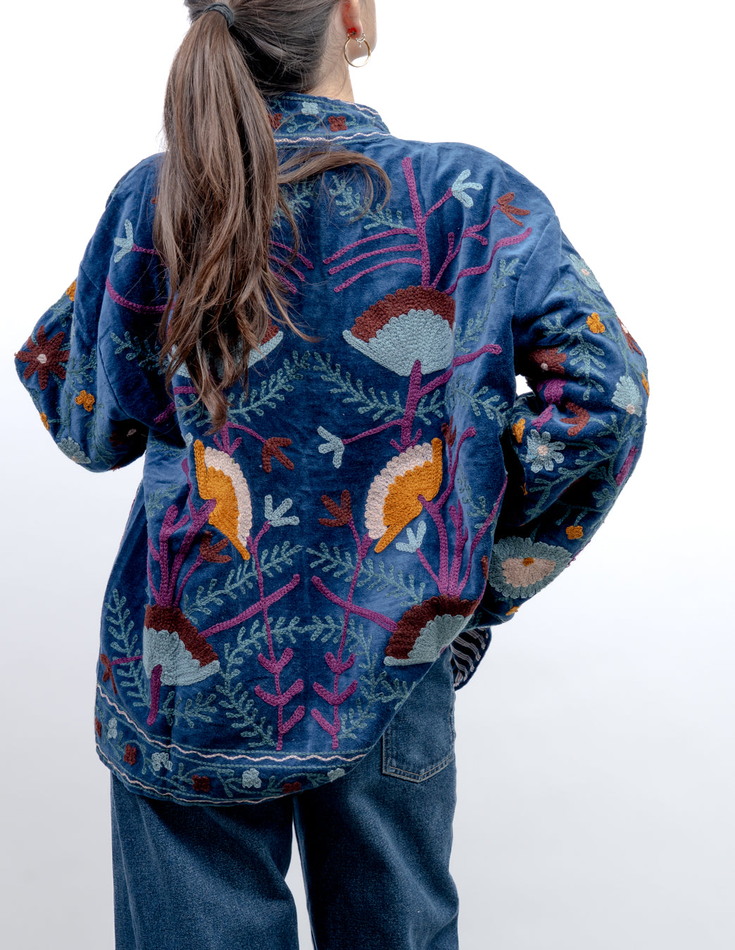 Jakke med broderi