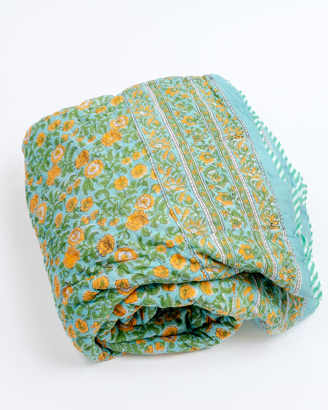 Vatteppe - turkis floral