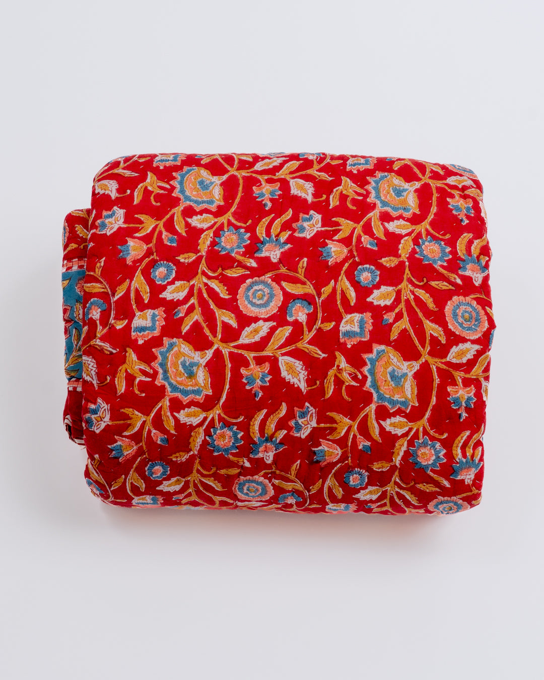 Vatteppe - rød hvit & blå