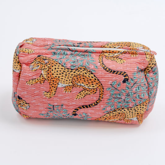 Sminkepung - rosa leopard