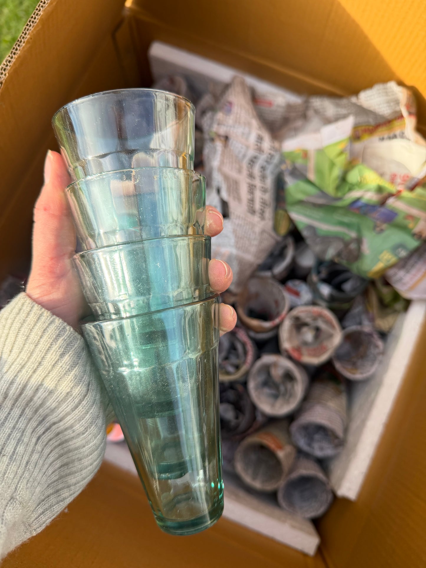 Autentiske chai-glass grønn