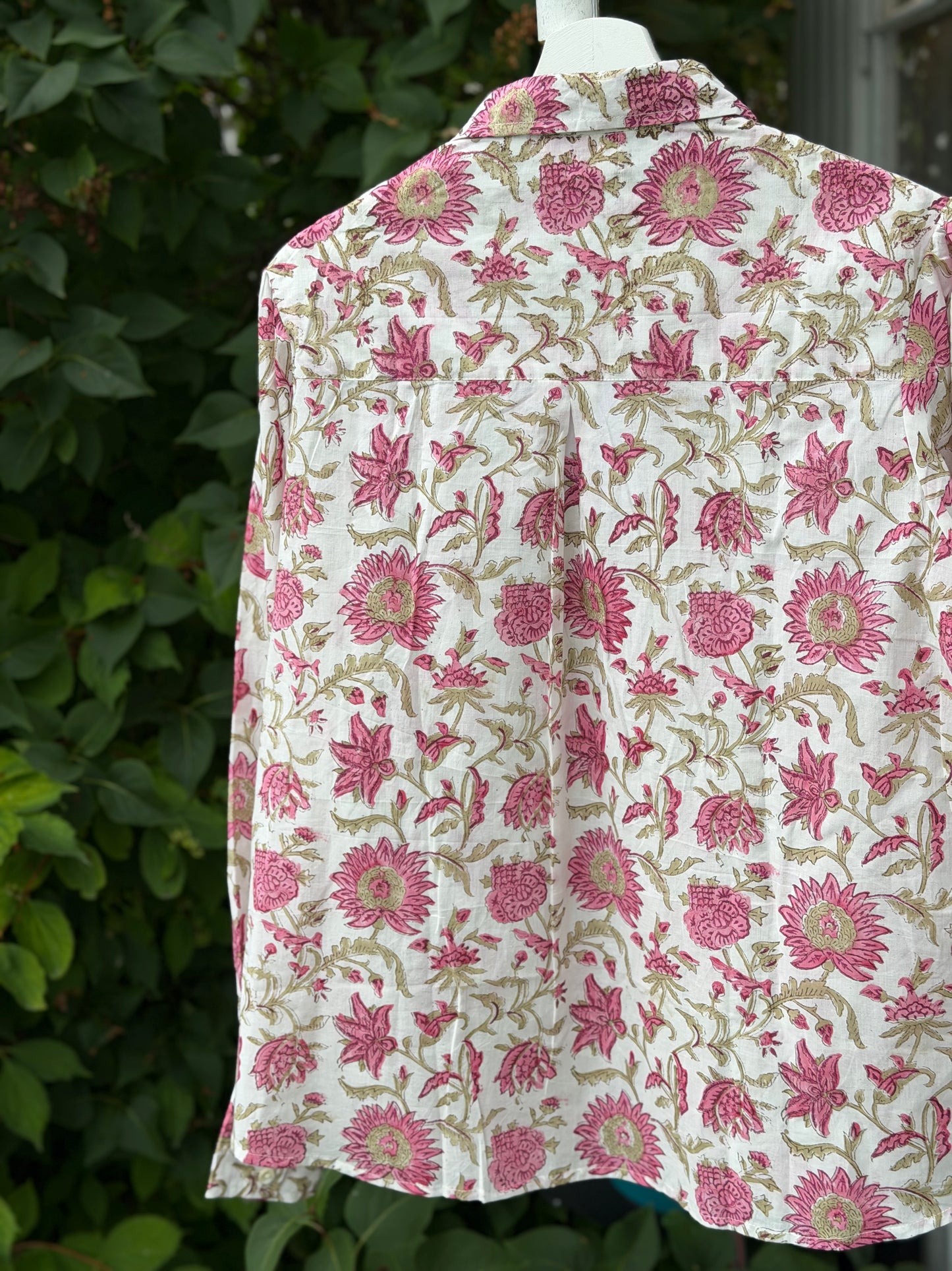 Elvira shirt - hvit floral