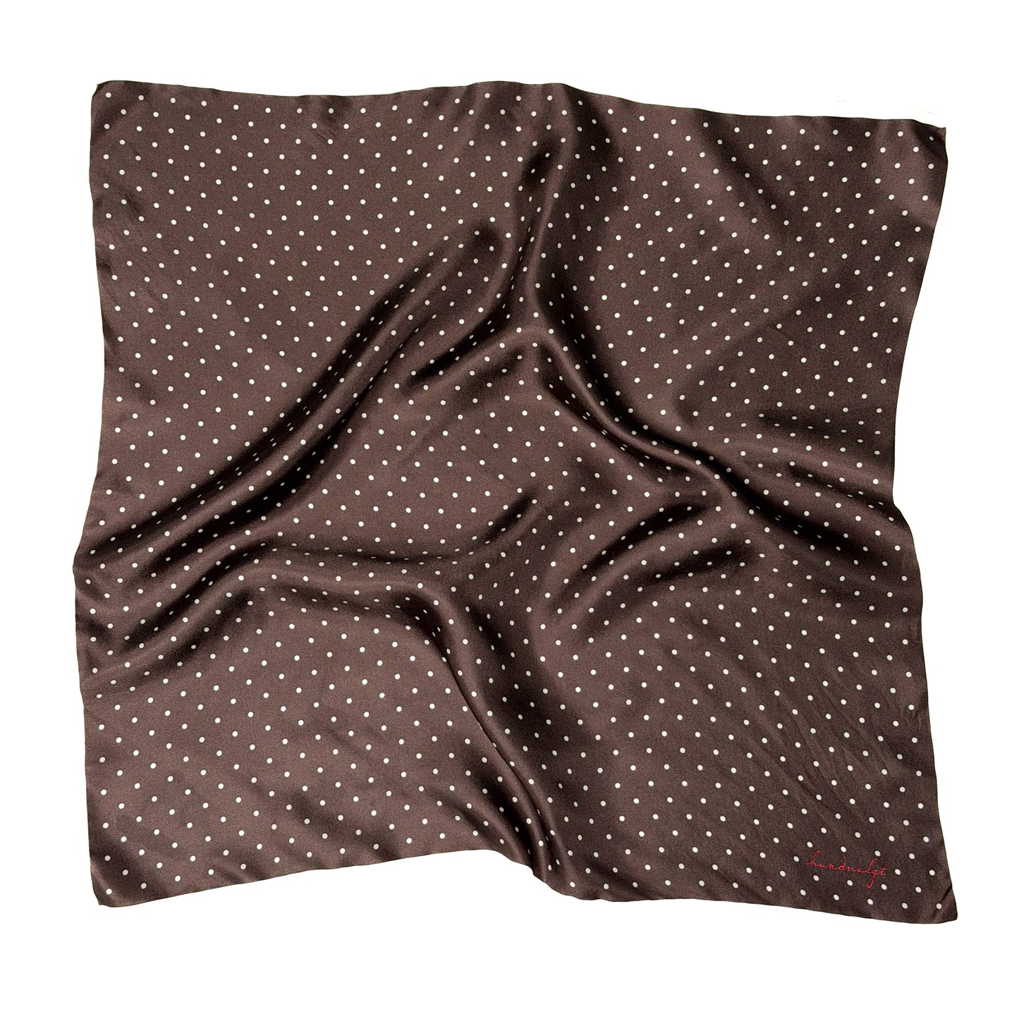 Doppio Espresso - silkeskjerf 50x50cm