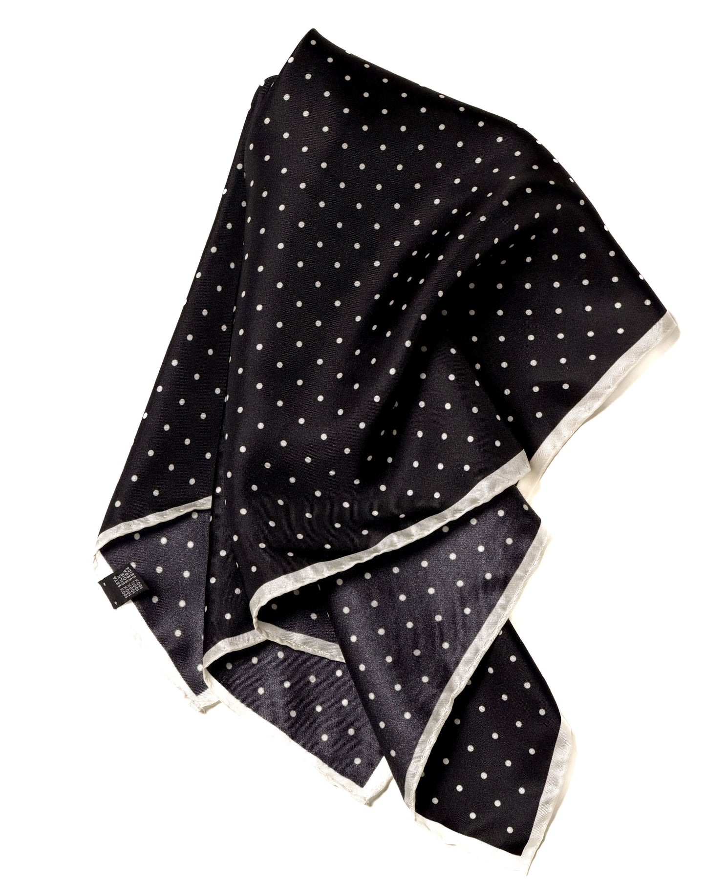 Nero di Seppia - silkeskjerf 50x50cm