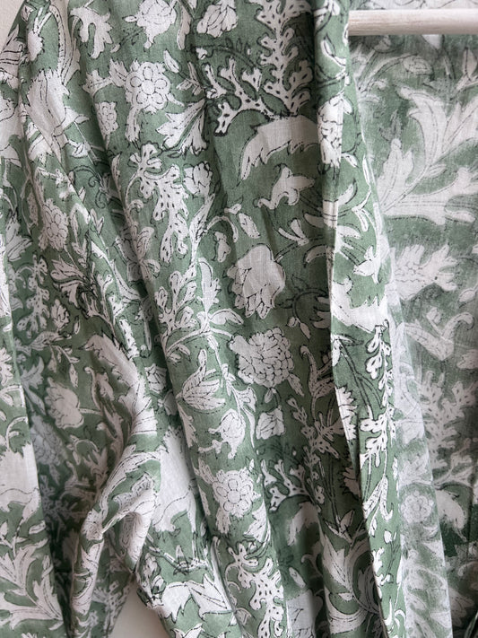 Kimono - Myk grønn
