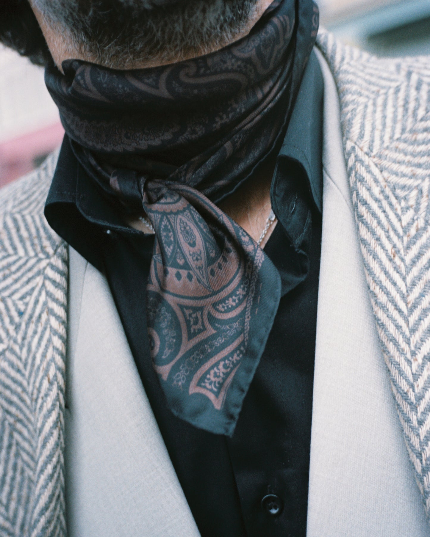 Guido Monzino - silkeskjerf 65x65cm