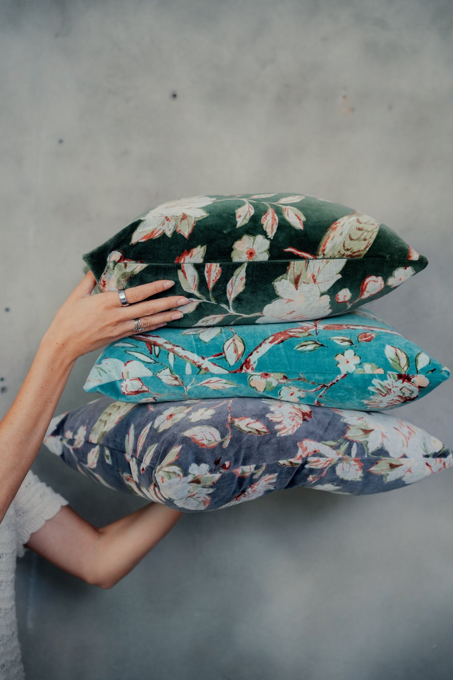 Velour dus lilla